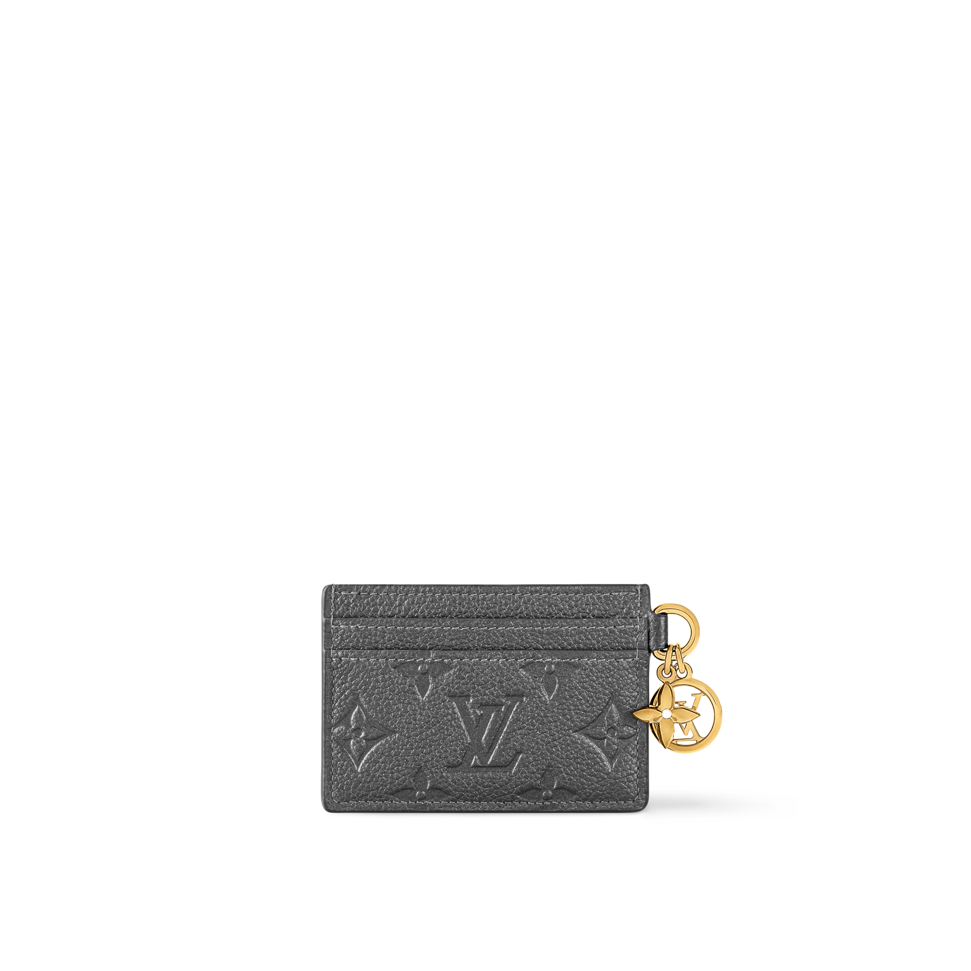 LV Charms Card Holder Monogram Empreinte Leather Wallets and Small